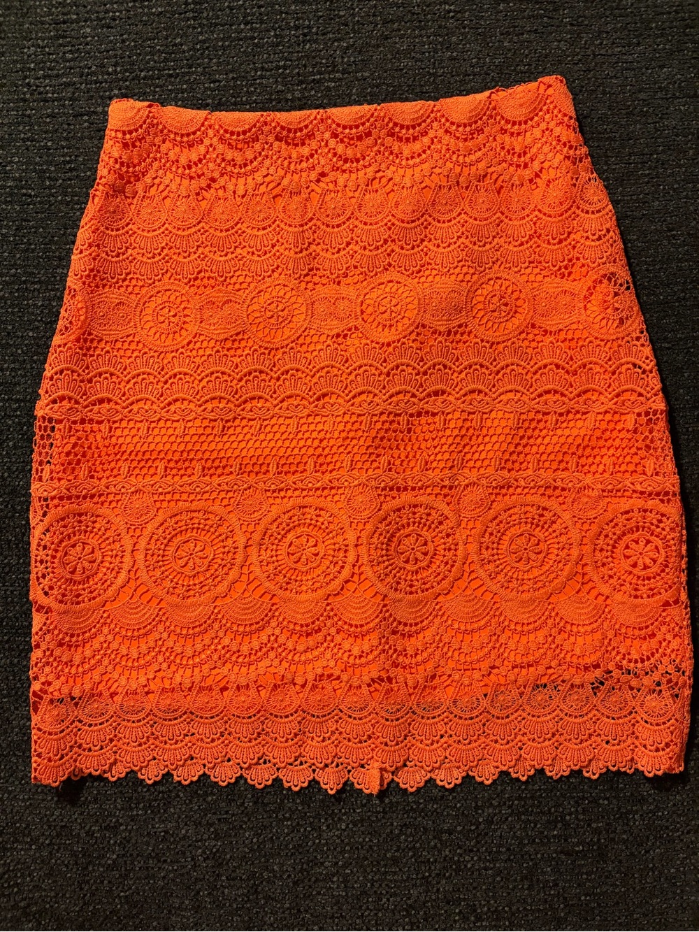Bebe Lace Crochet Mini Skirt